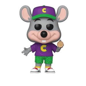 Retro Chuck E Cheese Funko Pop Vinyl Figure #186 NIB Vaulted Mascot Collectible